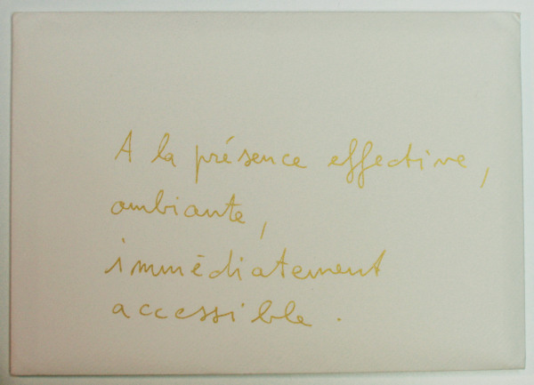 Lettre Sorbelli, enveloppe Proust